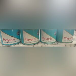 Blue Tobacco Tin Set